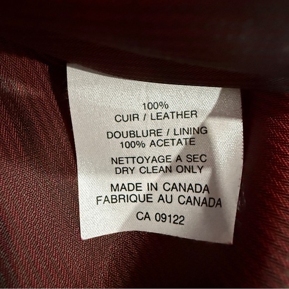 Chic Red Leather Power Jacket for Women Size M - Vintage 1980s Coat - Picture 6 of 17